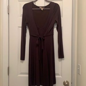 Plum purple dress